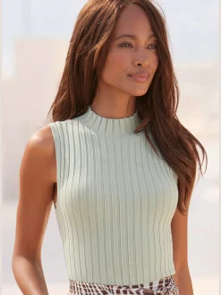 LASCANA Débardeurs<Débardeur en tricot encolure haute