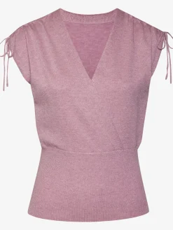 LASCANA Débardeurs<Débardeur en tricot encolure en v aspect superposé