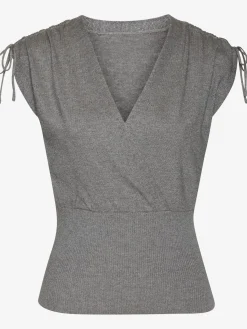 LASCANA Débardeurs<Débardeur en tricot encolure en v aspect superposé