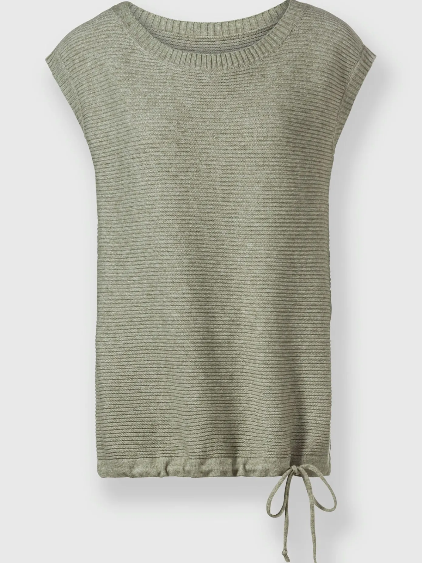 Pulls<Débardeur en tricot fil chiné doux