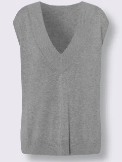 Linea Tesini Pulls<Débardeur en tricot pur coton