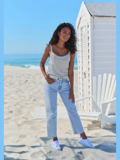 Vivance Débardeurs<Débardeur en tricot rayures en fils teintés