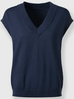 Pulls<Débardeur en tricot tricot fin