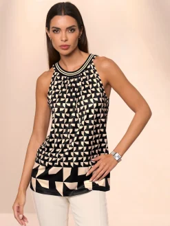 Rick Cardona Débardeurs|T-Shirts<Débardeur mélange de motifs tendance