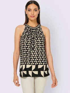 Rick Cardona Débardeurs|T-Shirts<Débardeur mélange de motifs tendance