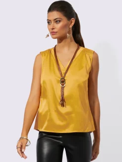 Creation L Tenues De Cérémonie|Débardeurs<Débardeur épaulettes devant