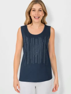 Débardeurs|T-Shirts<Débardeur petites pierres brillantes fantaisie