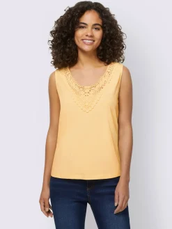 Linea Tesini Débardeurs|T-Shirts<Débardeur pur coton