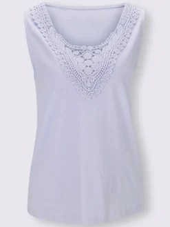 Linea Tesini Débardeurs|T-Shirts<Débardeur pur coton