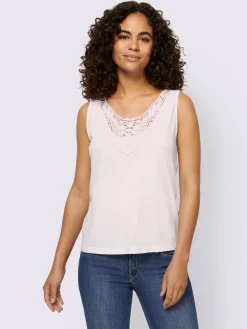 Linea Tesini Débardeurs|T-Shirts<Débardeur pur coton