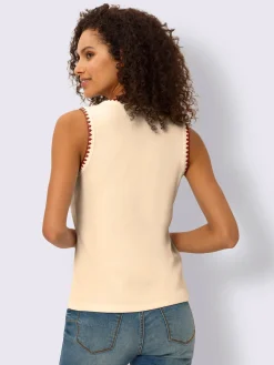 Linea Tesini Débardeurs|T-Shirts<Débardeur qualité coton doux sur la peau