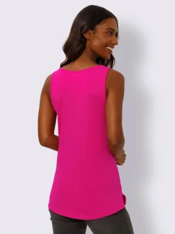 Mandarin Débardeurs|T-Shirts<Débardeur qualité viscose douce