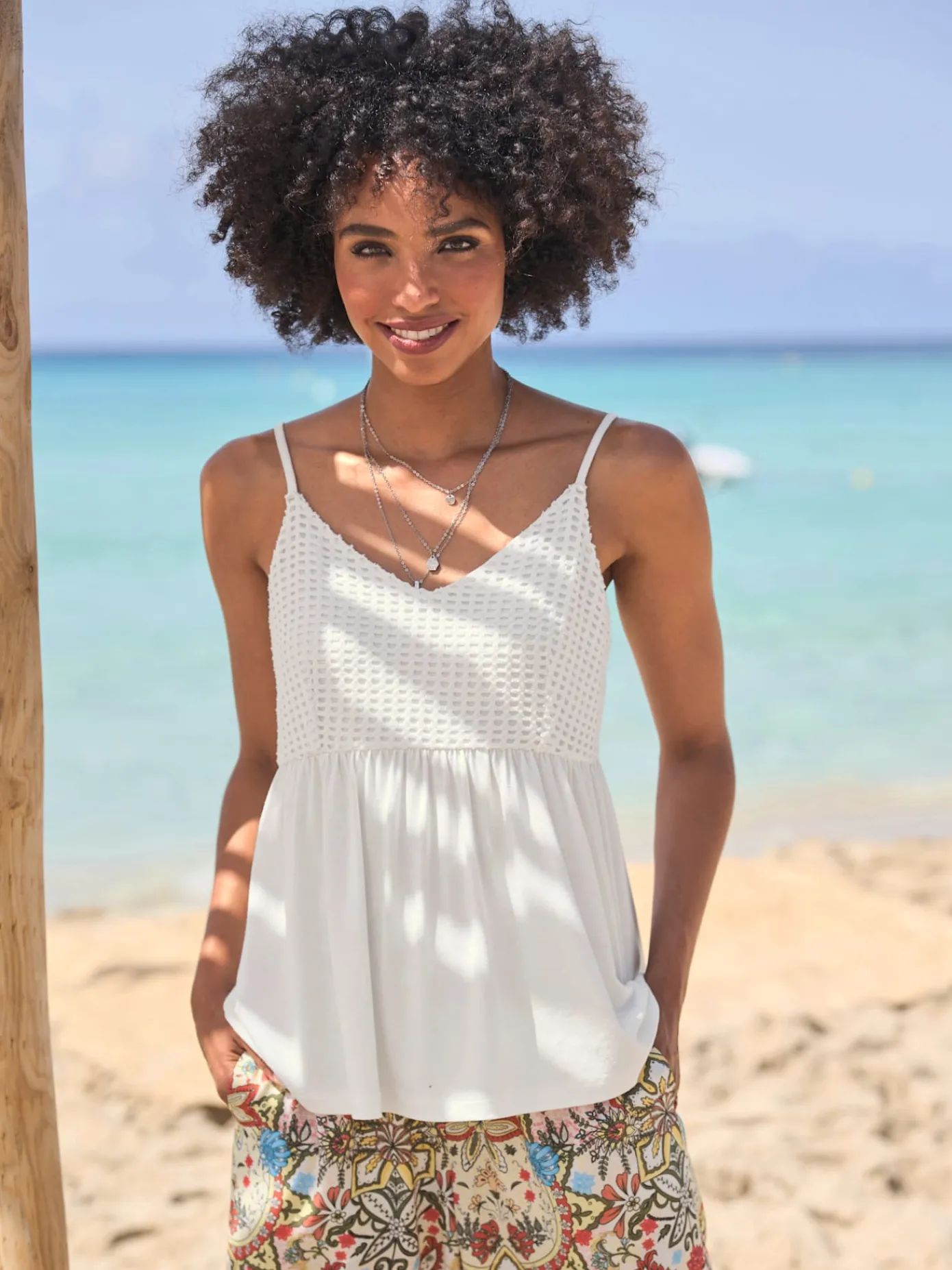 Linea Tesini T-Shirts|Débardeurs<Débardeur qualité viscose douce