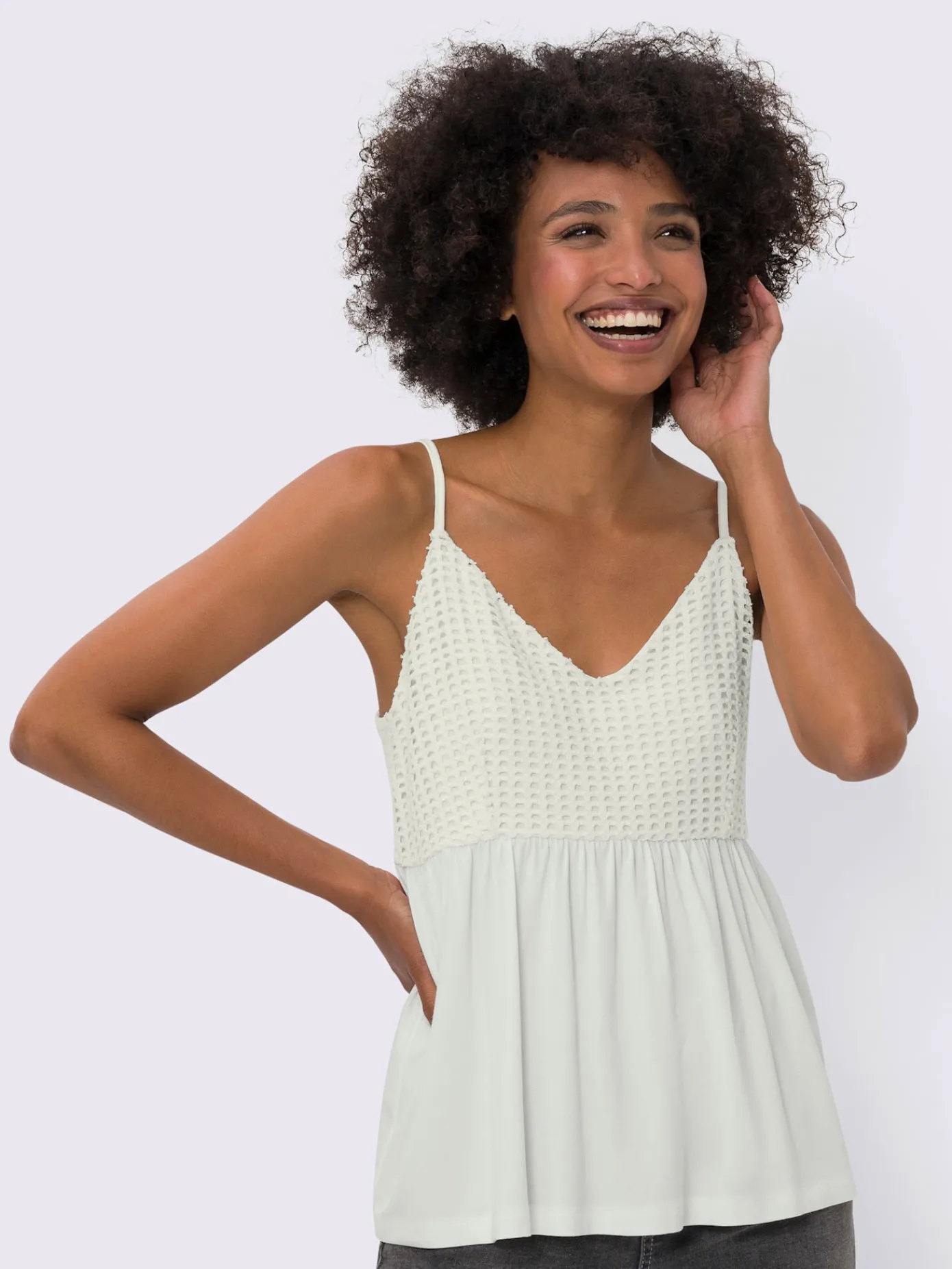 Linea Tesini T-Shirts|Débardeurs<Débardeur qualité viscose douce