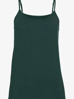 LASCANA T-Shirts<Débardeur spaghetti encolure froncée