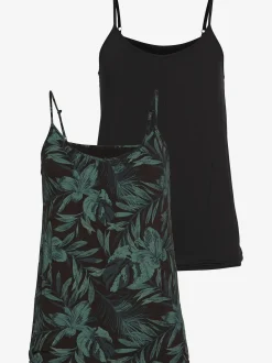 LASCANA T-Shirts<Débardeur spaghetti encolure froncée