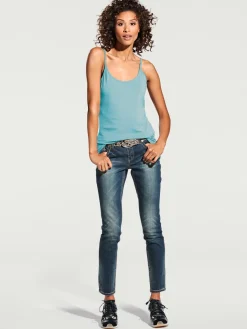 Linea Tesini Débardeurs|T-Shirts<Débardeur spaghetti facile à associer