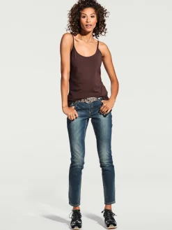 Linea Tesini Débardeurs|T-Shirts<Débardeur spaghetti facile à associer