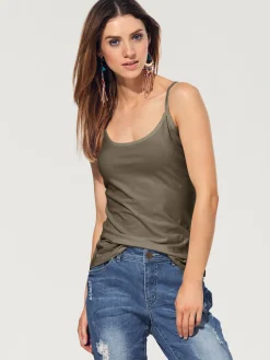 Linea Tesini Débardeurs|T-Shirts<Débardeur spaghetti facile à associer