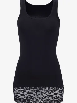 Fair Lady T-Shirts|Débardeurs<Débardeur très long ourlet dentelle