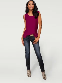 Linea Tesini Débardeurs|T-Shirts<Débardeur viscose