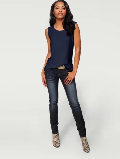 Linea Tesini Débardeurs|T-Shirts<Débardeur viscose