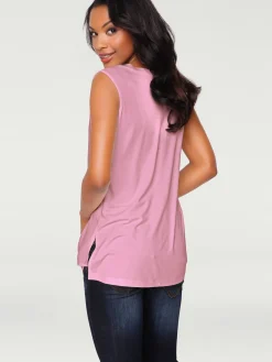 Linea Tesini Débardeurs|T-Shirts<Débardeur viscose