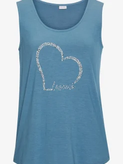 LASCANA Débardeurs|T-Shirts<Debardeur imprimé cœur