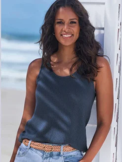 Vivance Débardeurs|T-Shirts<Debardeur petite découpe au dos