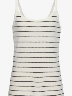 Vivance Débardeurs|T-Shirts<Debardeur rayures structurées