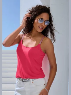 Vivance T-Shirts|Débardeurs<Debardeur superbes bretelles brillantes décoratives