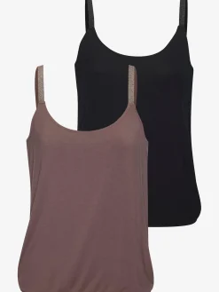 Vivance T-Shirts|Débardeurs<Debardeur superbes bretelles brillantes décoratives