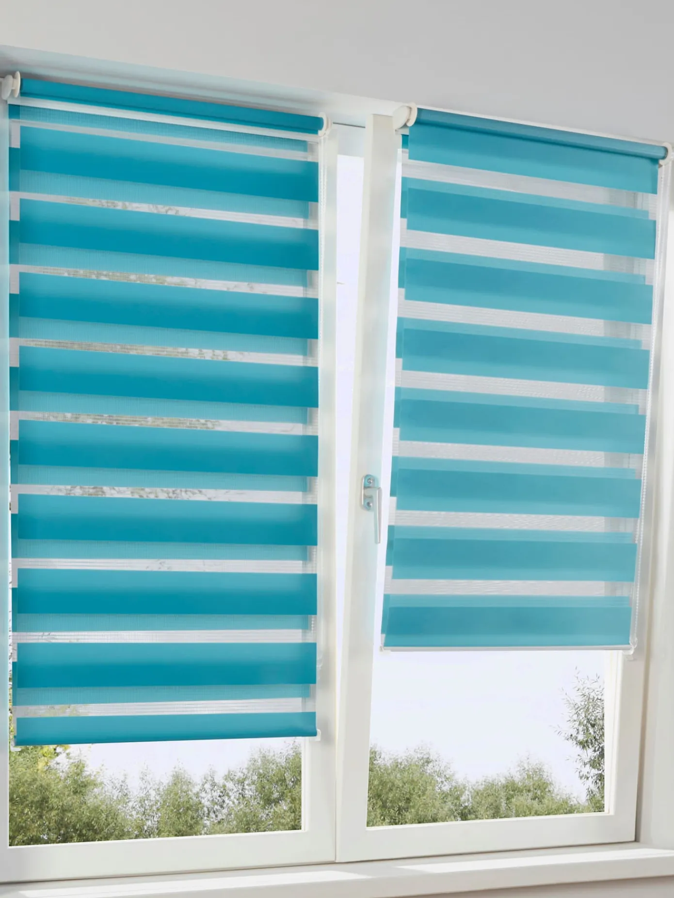 helline home Rideaux Et Stores<Double enrouleur montage facile, accessoires inclus