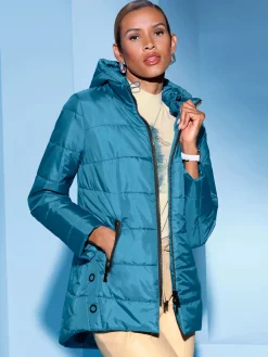 Creation L Vestes<Doudoune capuche amovible