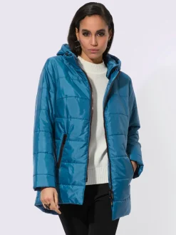 Creation L Vestes<Doudoune capuche amovible