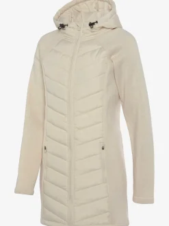 Vivance Vestes<Doudoune manteau matelassé avec tricot polaire doux aux manches