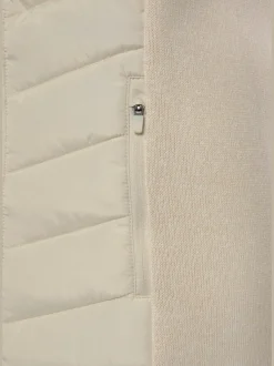 Vivance Vestes<Doudoune manteau matelassé avec tricot polaire doux aux manches