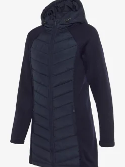 Vivance Vestes<Doudoune manteau matelassé avec tricot polaire doux aux manches