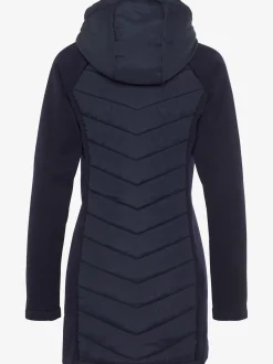 Vivance Vestes<Doudoune manteau matelassé avec tricot polaire doux aux manches
