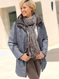 Vestes<Doudoune matelassée col montant capuche amovible