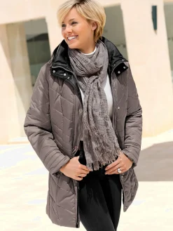 Vestes<Doudoune matelassée col montant capuche amovible