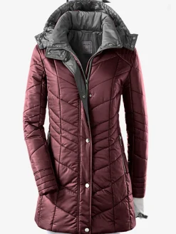 Vestes<Doudoune matelassée col montant capuche amovible