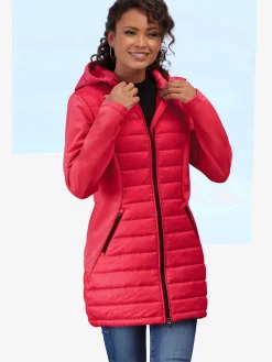 Vivance active Vestes<Doudoune veste matelassée avec manches softshell et empiècements