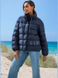 Elbsand Vestes<Doudoune veste matelassée à col montant avec cordon pour régler la largeur