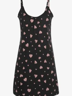 Vivance Dreams Nuisettes<Déshabillé chemise de nuit avec imprimé cœur