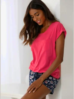 Vivance Dreams Pyjamas<Ensemble de pyjama court avec t-shirt et short