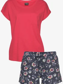 Vivance Dreams Pyjamas<Ensemble de pyjama court avec t-shirt et short