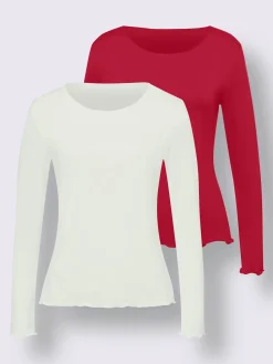 Linea Tesini T-Shirts<Ensemble t-shirts qualité viscose douce