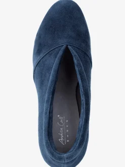 Escarpins<Escarpins cuir velours de chèvre