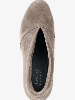 Escarpins<Escarpins cuir velours de chèvre